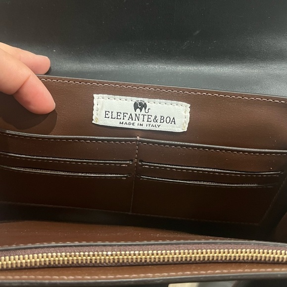 NWOT Elefante & Boa - Colorful Patterned Clutch Bag - Picture 6 of 7